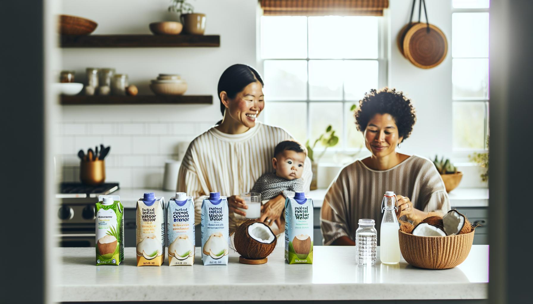 Top Natural Coconut Water Brands for New mothers
