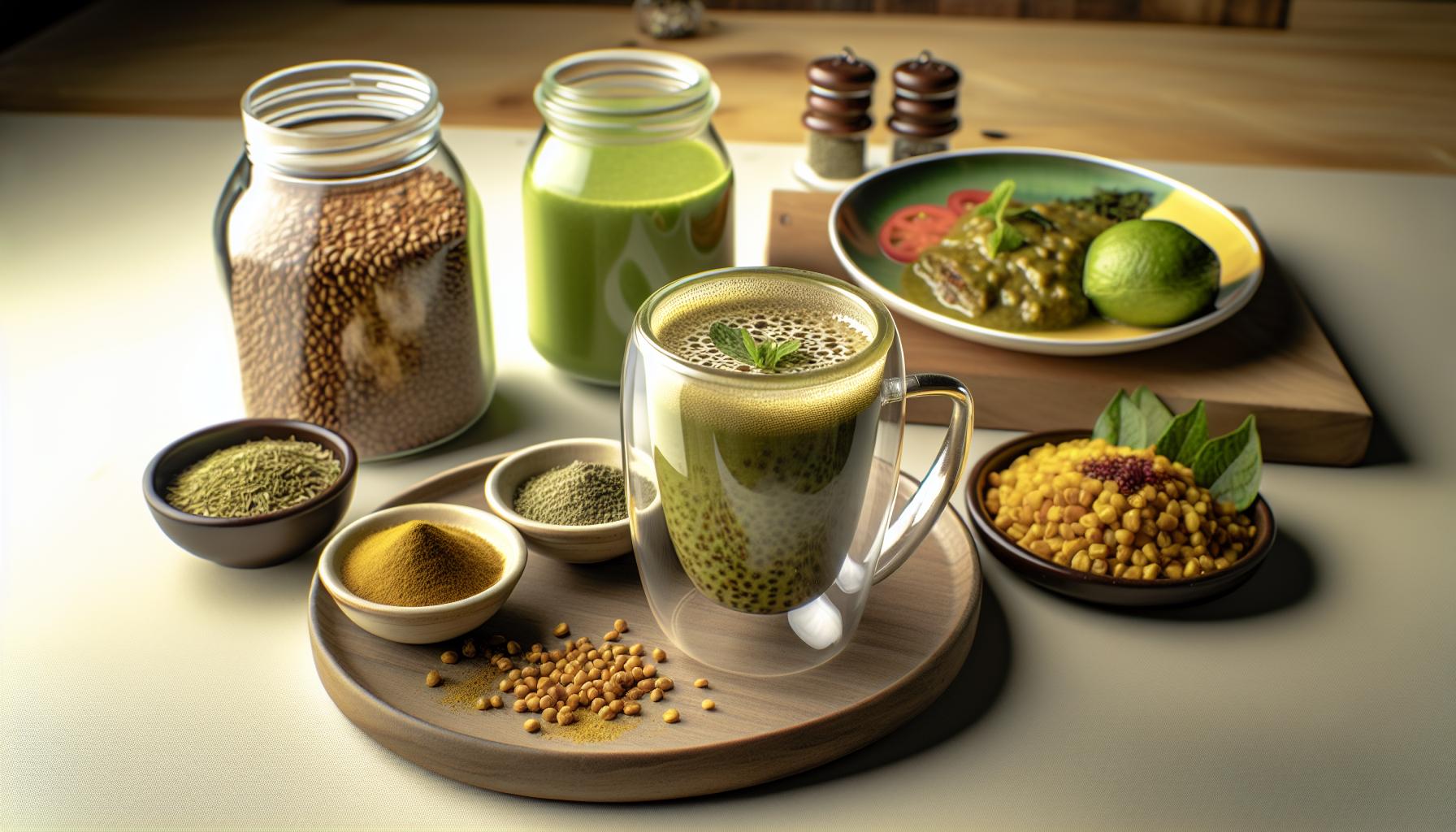 Step-by-Step recipes: Fenugreek Teas, Smoothies & Meals