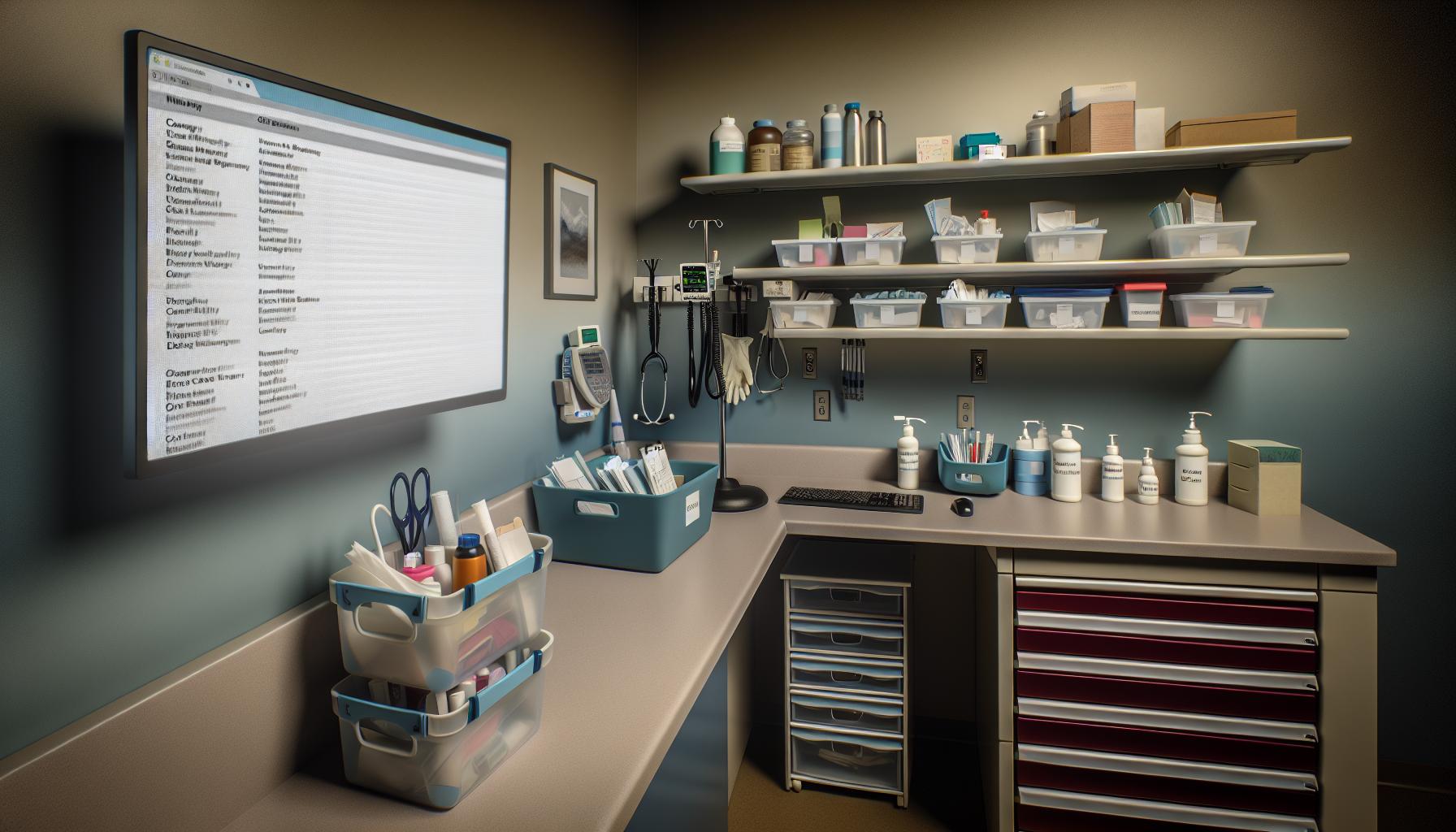 Organizing Tips for a clutter-Free Nursing Station
