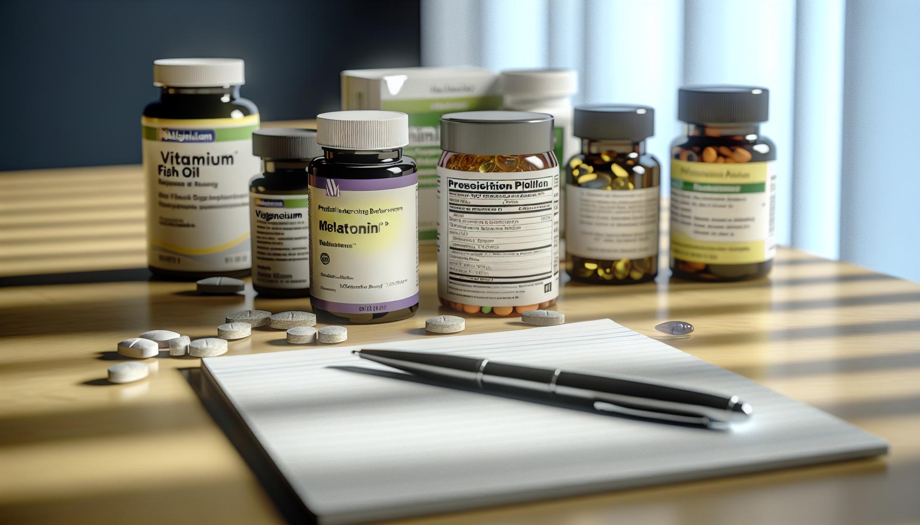 Potential Interactions: Melatonin with Other Supplements and Medications
