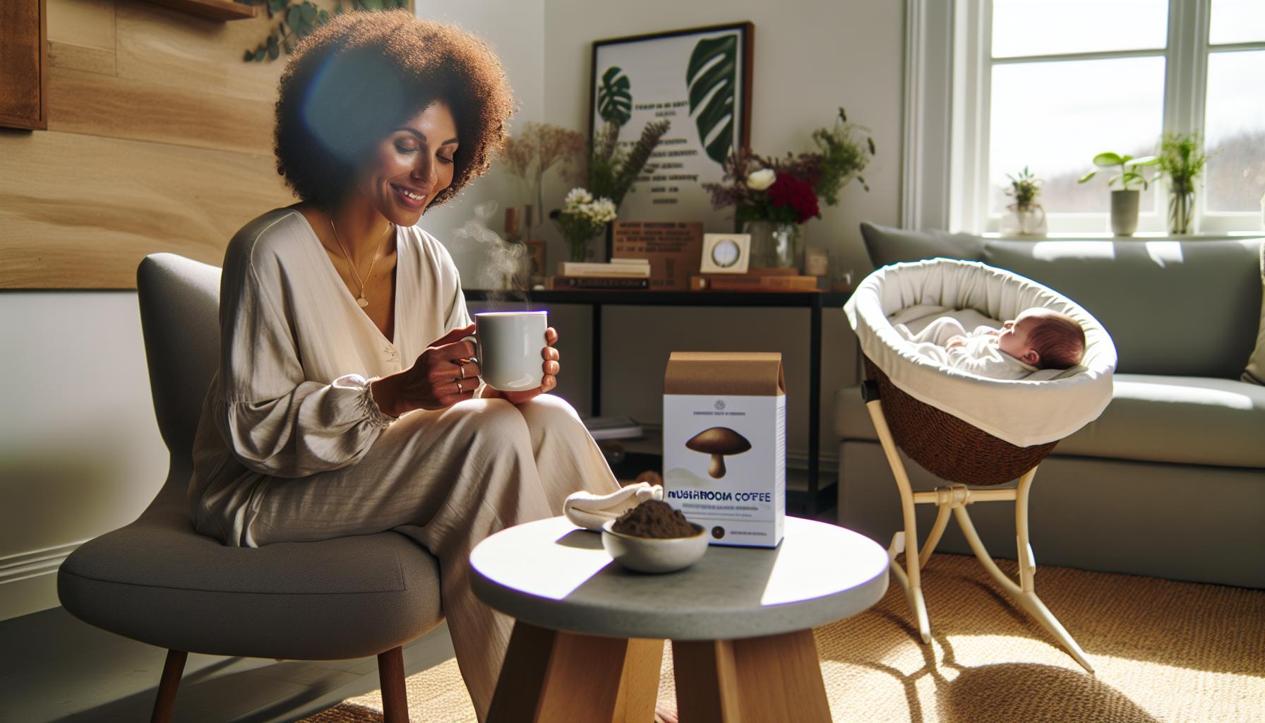 Potential Benefits of Mushroom Coffee During Postpartum