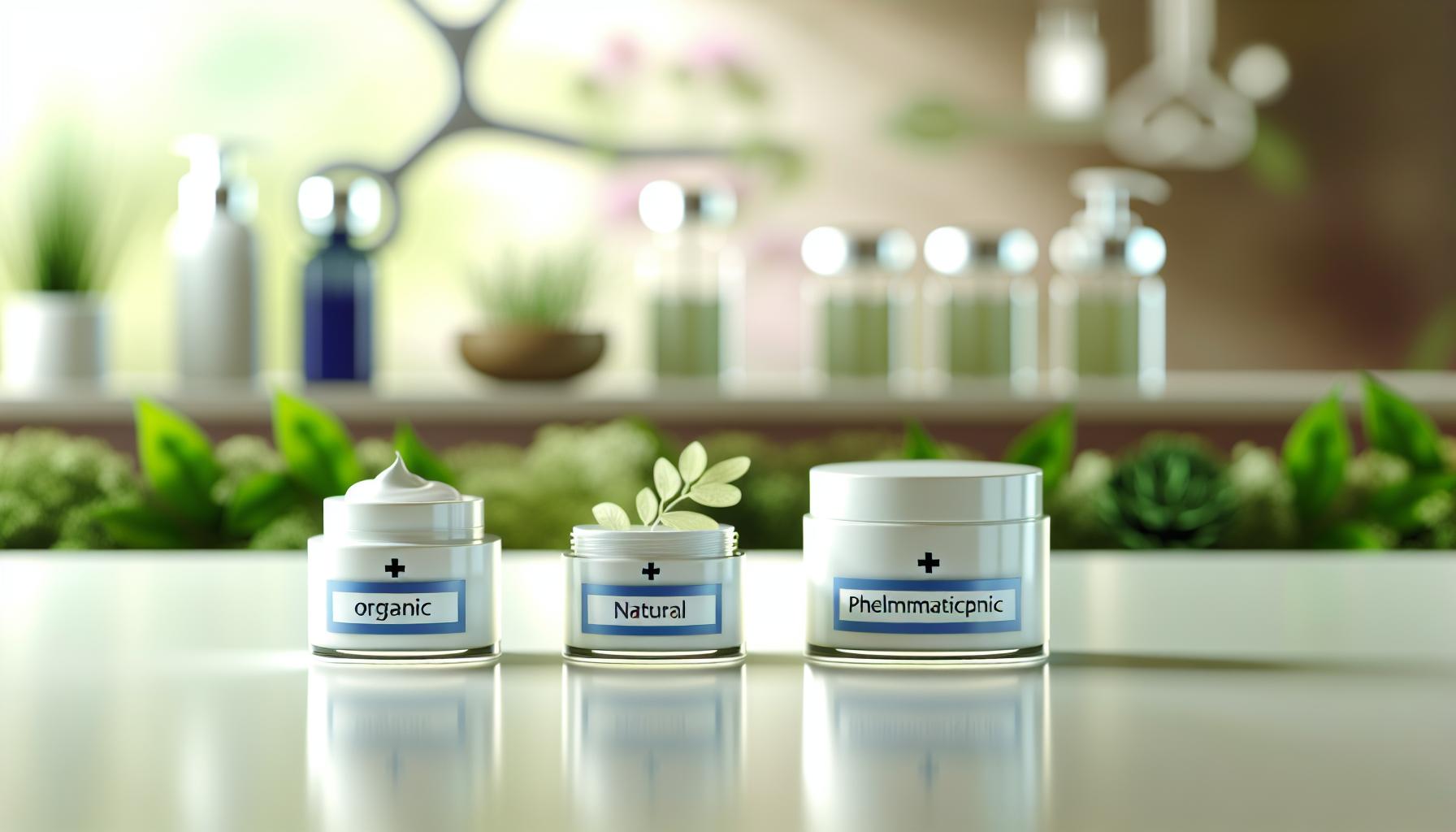 Choosing Between Organic, natural, and Pharmaceutical Creams