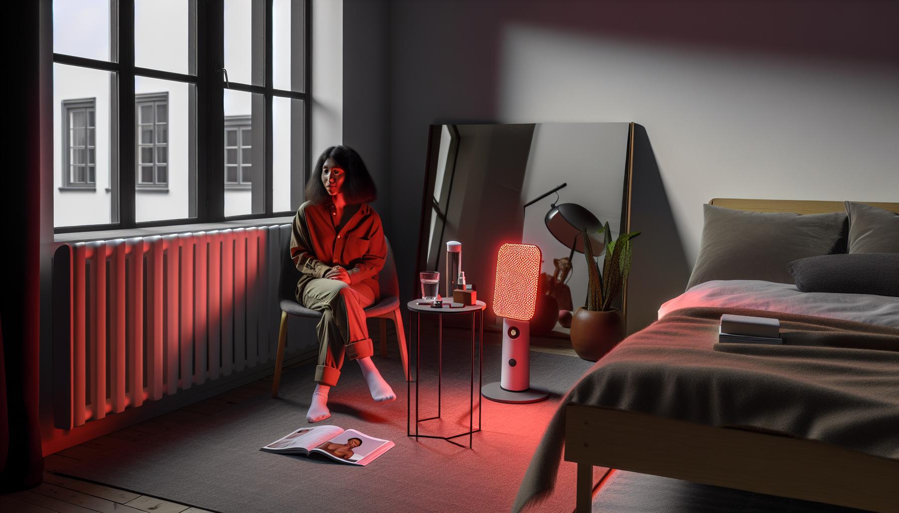 Practical Tips: Integrating Red light Therapy Into Your Routine (AI Generated Image)