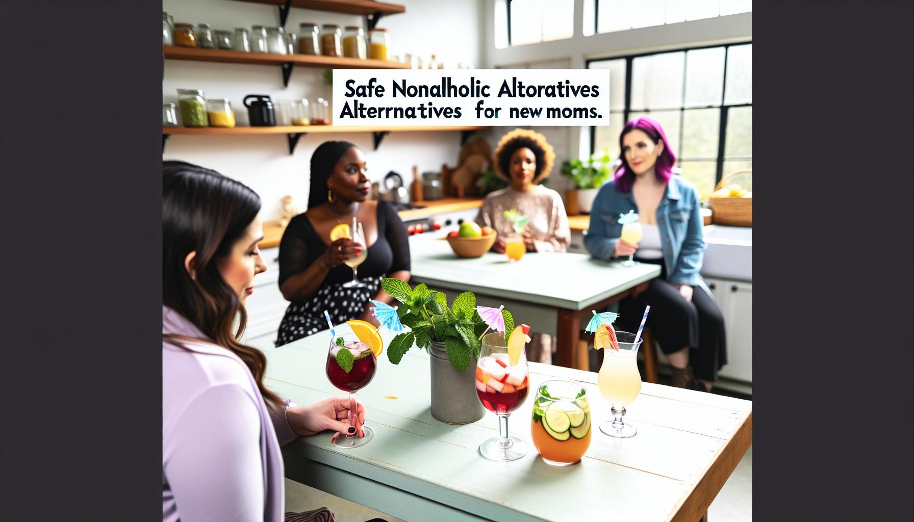 Safe Non-Alcoholic Alternatives for New Moms