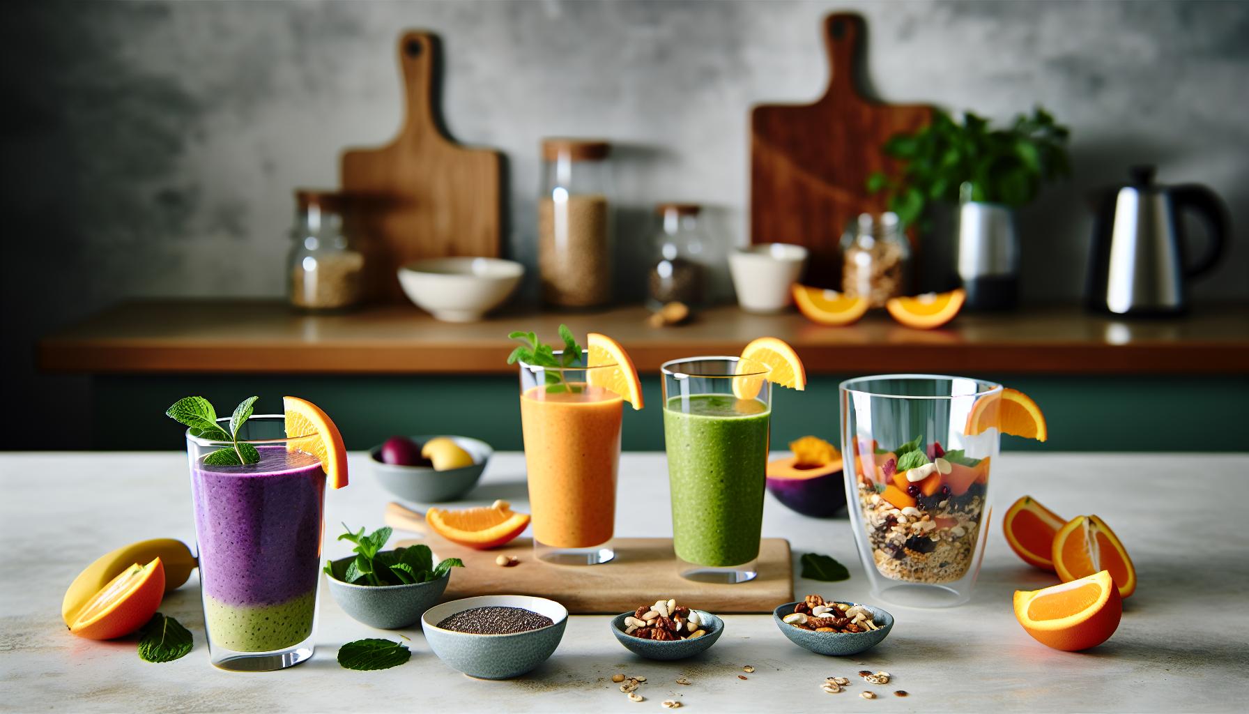 DIY Energy-Boosting Smoothies and Snack Recipes