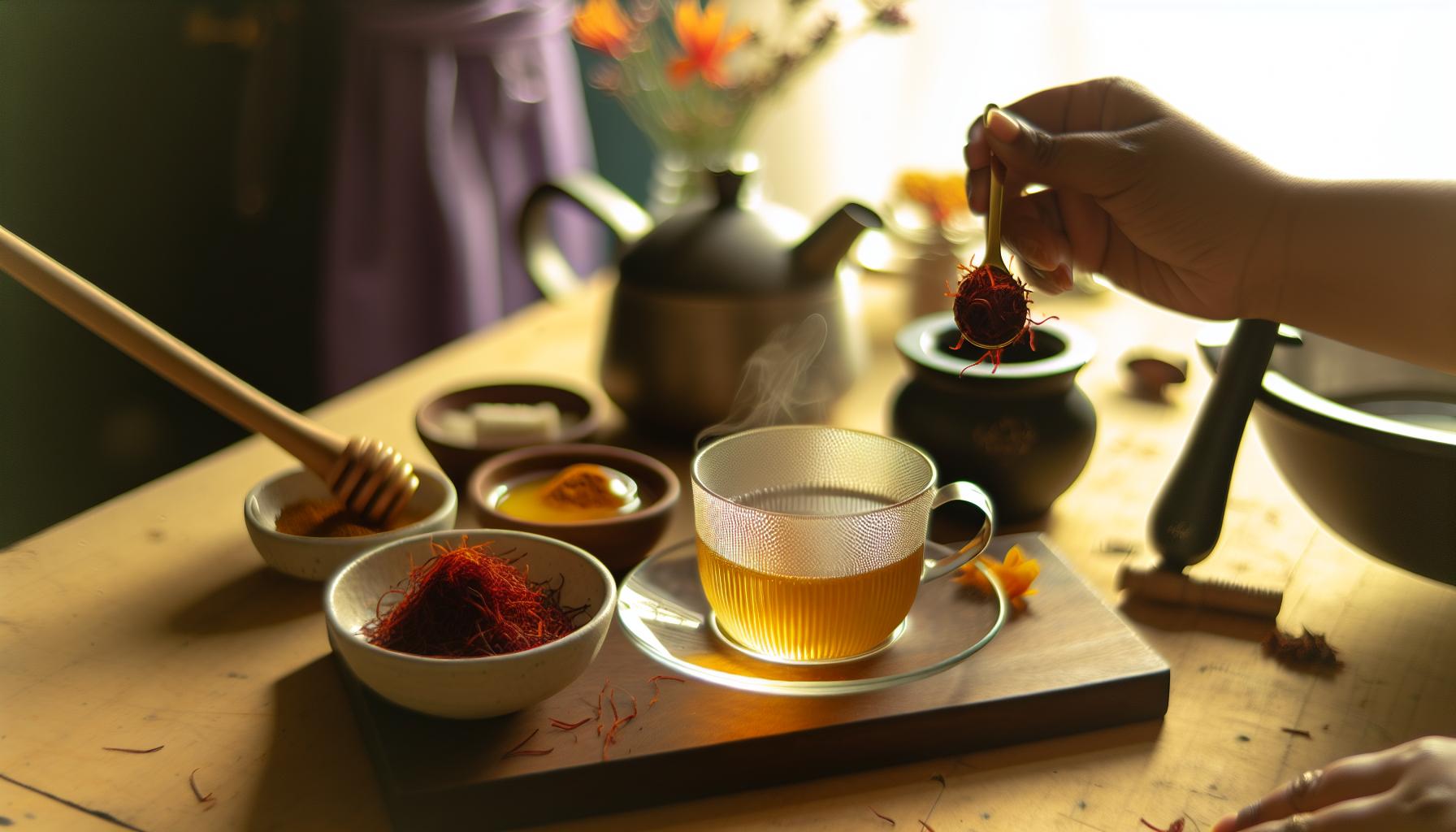 Preparing Saffron Teas and recipes for Postpartum Care