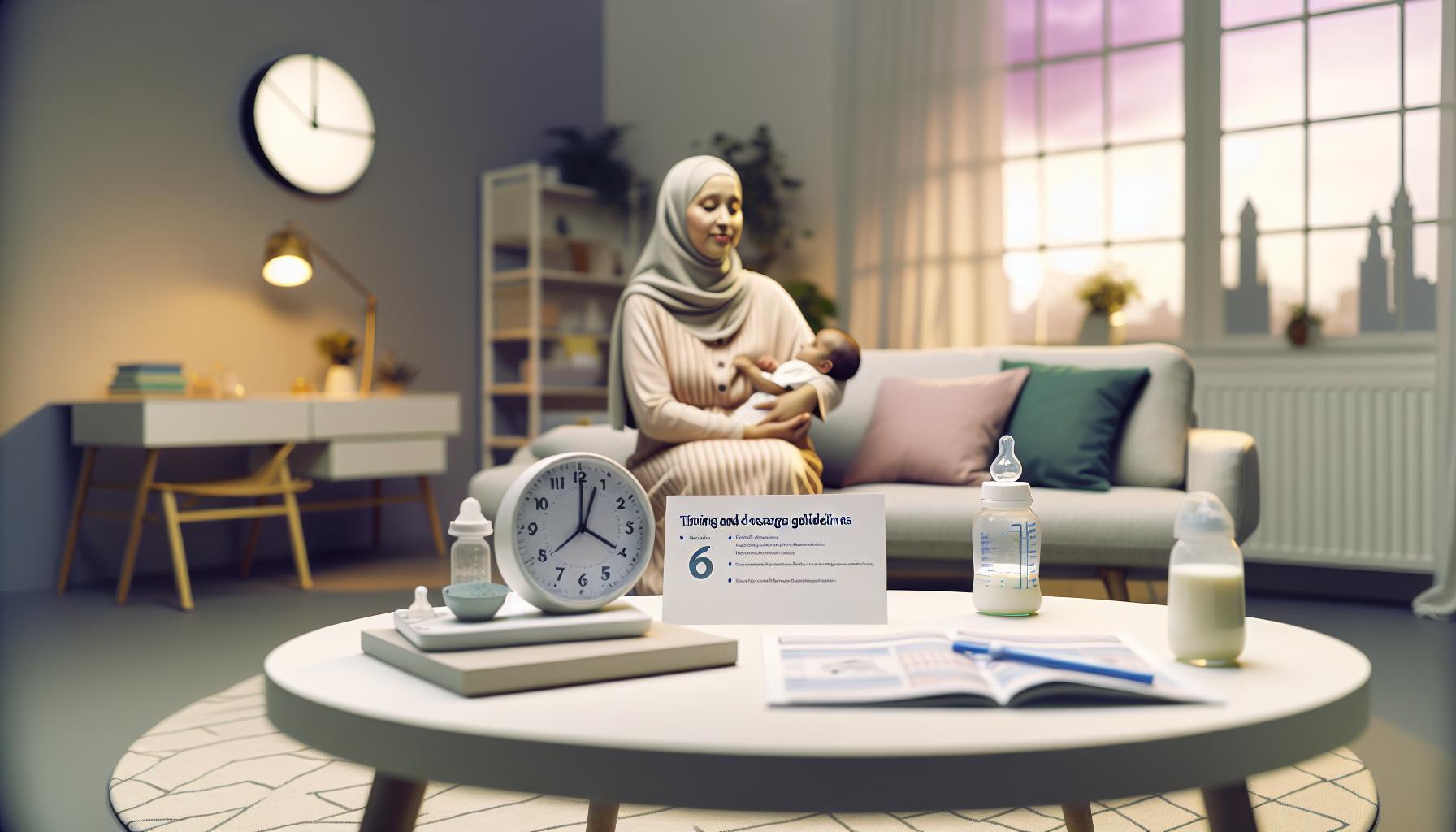 Timing and Dosage Guidelines for Nursing Mothers