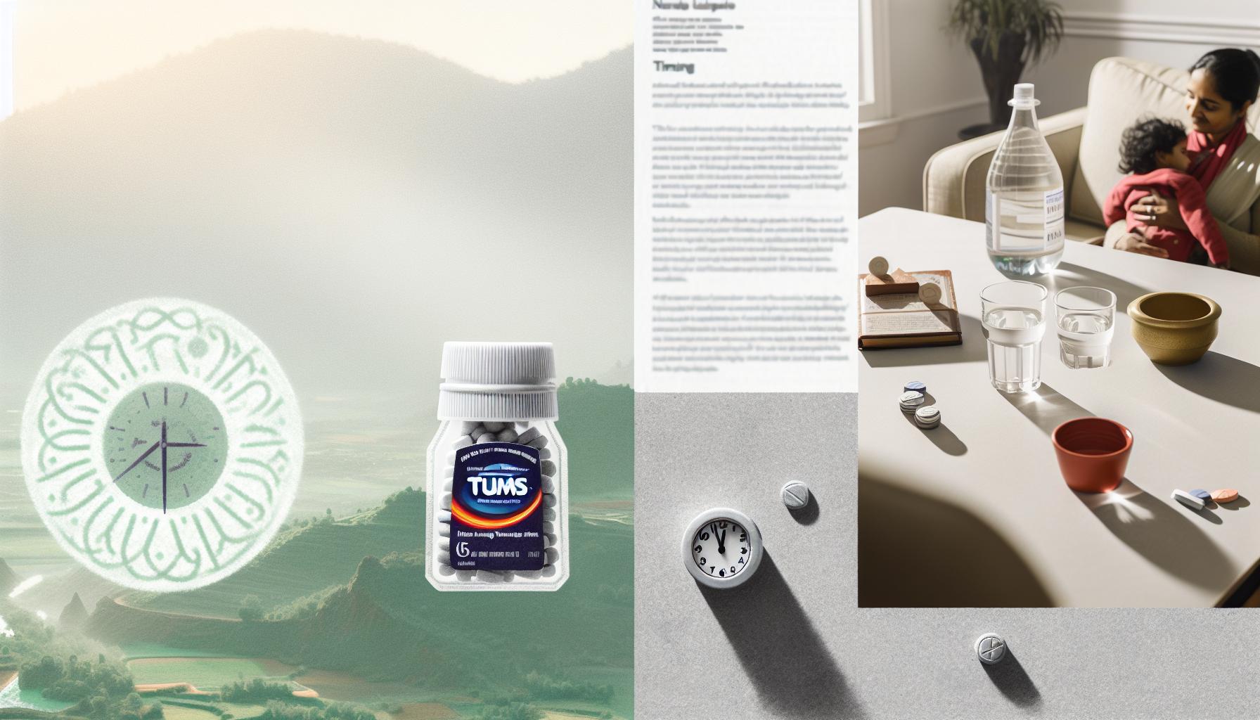 Safe Dosage and Timing of Tums for Nursing Moms